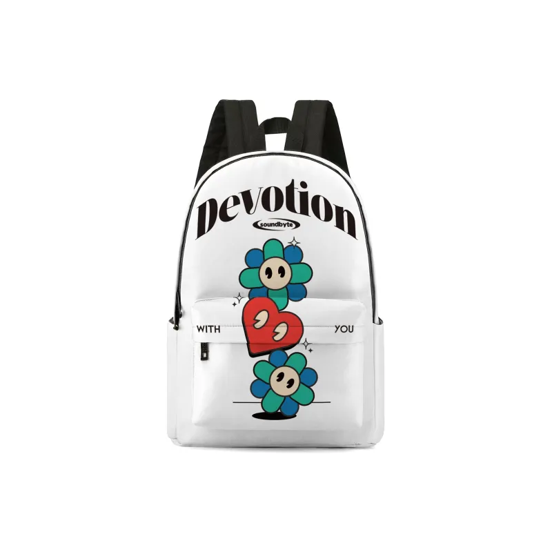 ONRF Polyester Backpack Unisex White-0