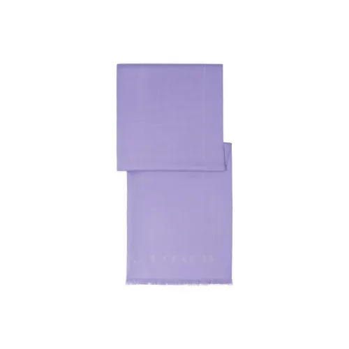 COACH Wool Knit Scarves Women's Purple