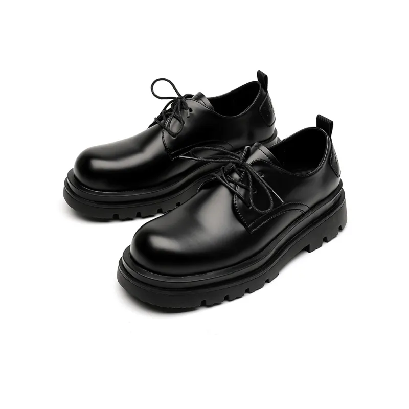 Chi Wolf Derby Shoes Casual Shoes Men's Black-2