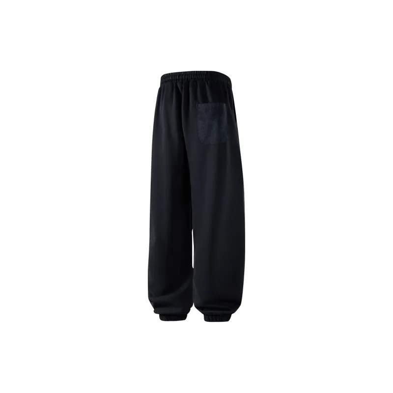 IVEIII Casual Pants Unisex Black-1
