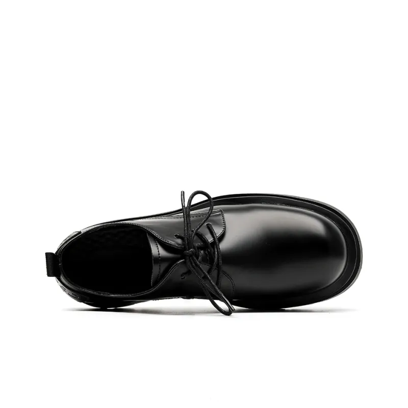 Chi Wolf Derby Shoes Casual Shoes Men's Black-3