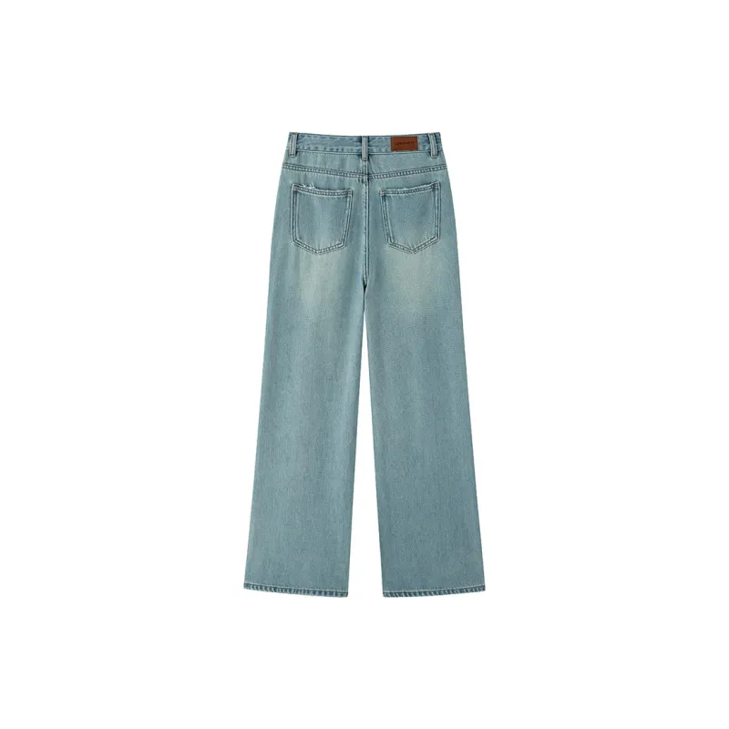 Luqingyi Jeans Women's Light Blue-1
