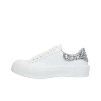 Alexander McQueen Deck Low Top Stylish Skateboarding Shoes Women's White