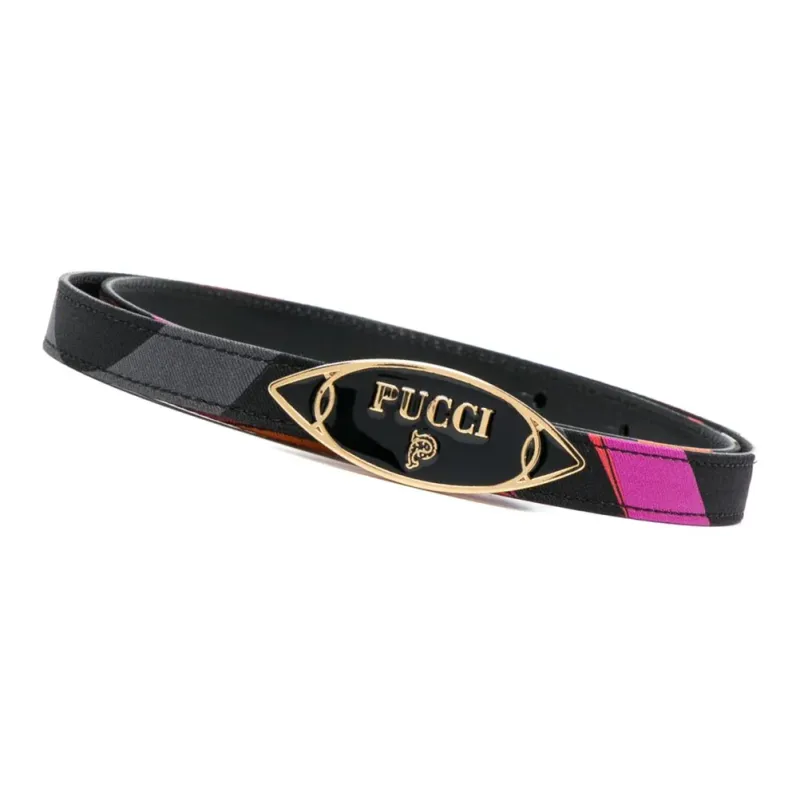 EMILIO PUCCI Multi-way Stripes Leather Belt-1
