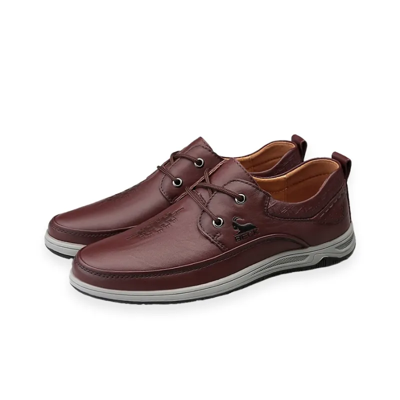 BECK Casual Leather Shoes Men's-4