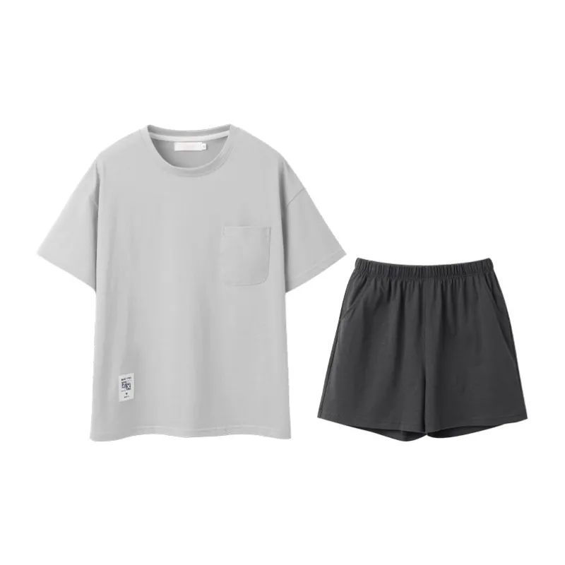 Huggy Kissy Pajama Set Women's Premium Gray-0