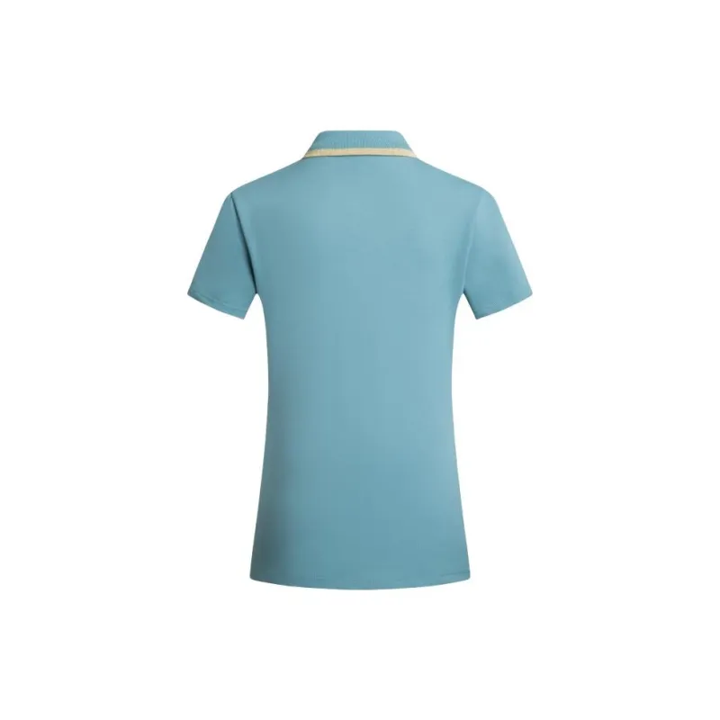 EMPORIO ARMANI EA7 SS24 Polo Shirt Women's Blue-1
