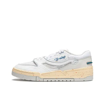 LiNing 001 BTC Slip Resistant Cushioning Wear Resistant Support Low Top Skateboard Shoes Men's Standard White