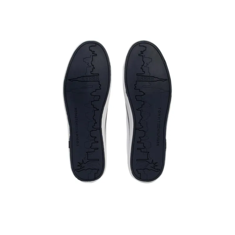 Tommy Hilfiger Low Top Skateboard Shoes Men's White-5