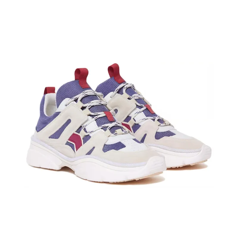 ISABEL MARANT KINDSAY Low-Top Chunky Sneakers Women's Blue-2
