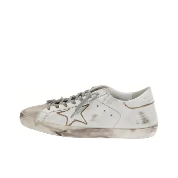 Golden Goose Super Star Stylish Skateboarding Shoes Men's White