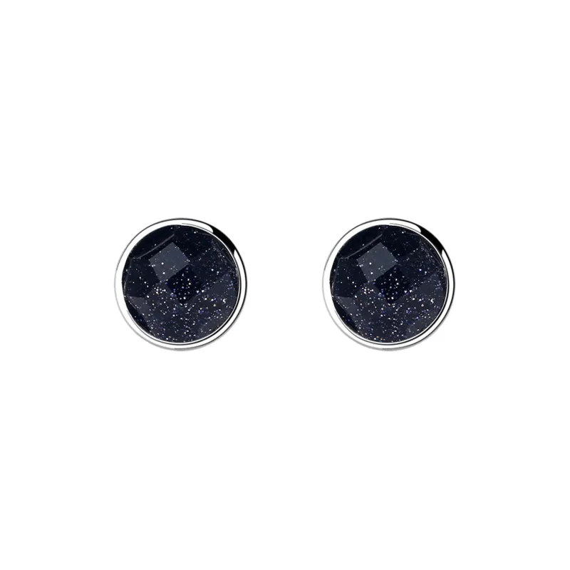 ENFANTIN Crystal Jade Stud Earrings Unisex-0