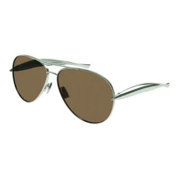 Bottega Veneta Aviator Frame Sunglasses