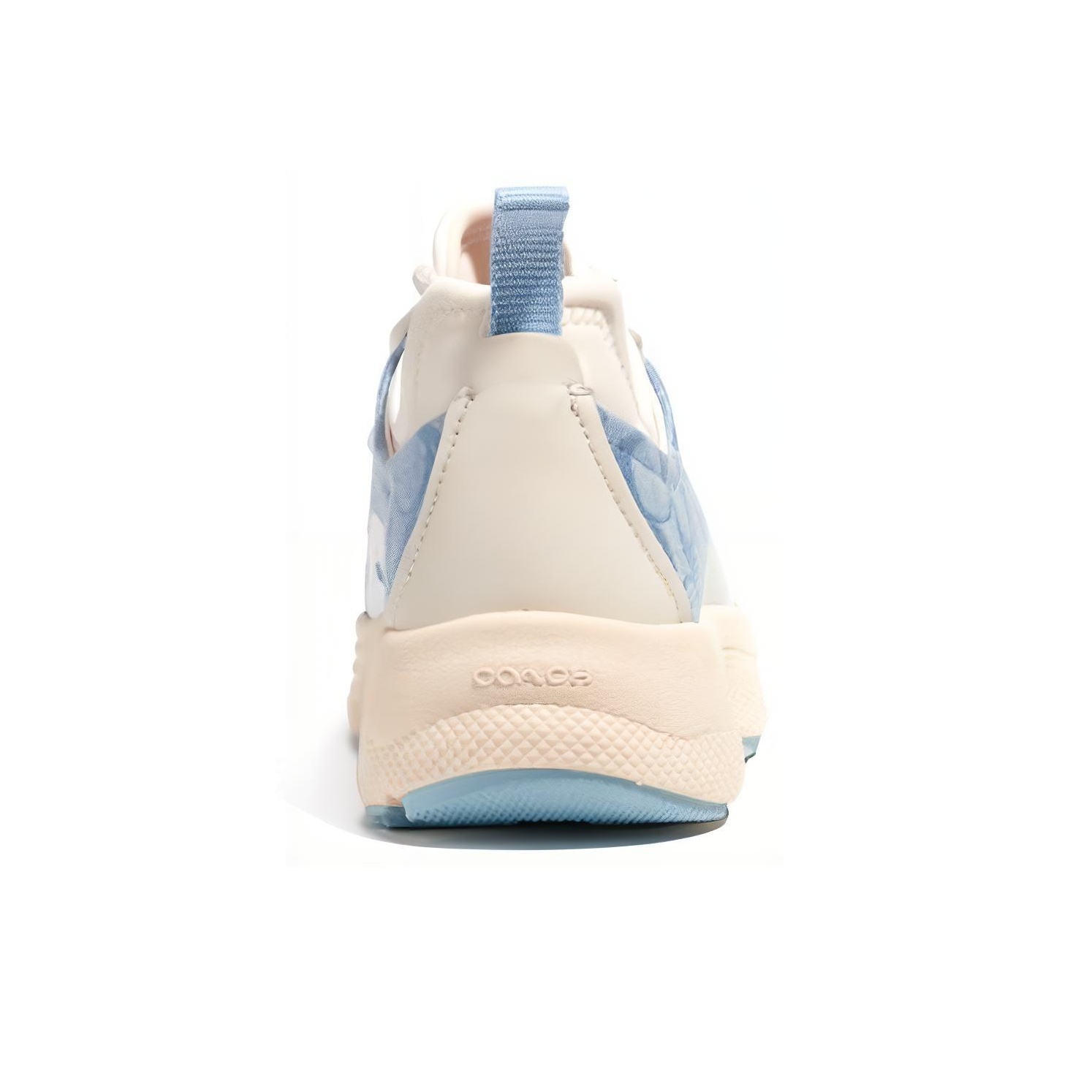 COACH Casual Shoes Women's Low-Top Chambray Blue - POIZON