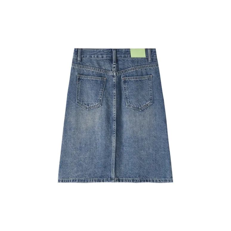 HIPPIEMISS Denim Short Skirts Women's Blue-1