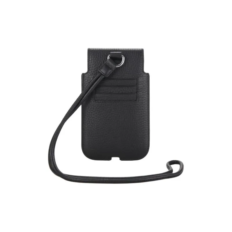 Mulberry Cow Leather Wallet Women's Black-4