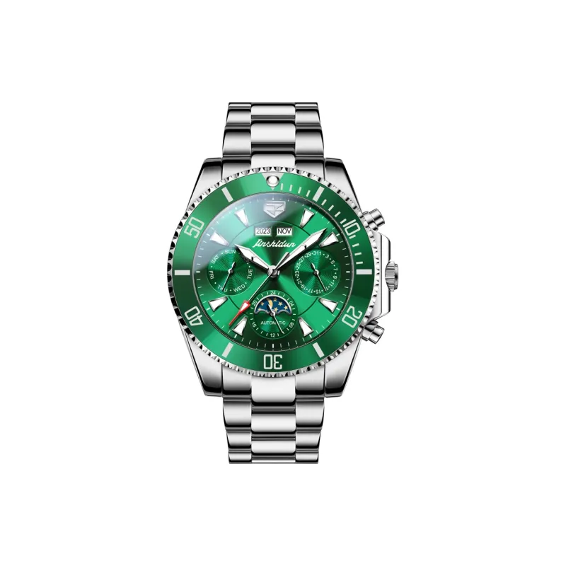 Jin Shi Dun Artisan Collection Mechanical Movement Stainless Steel Watchband Watch Men's Watches Black Dial-15