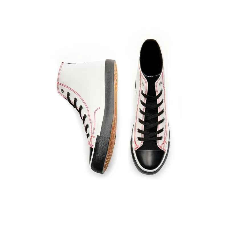 LAZY BONS Height Increasing Abrasion Resistant Lightweight High Top Canvas Shoes Unisex-11