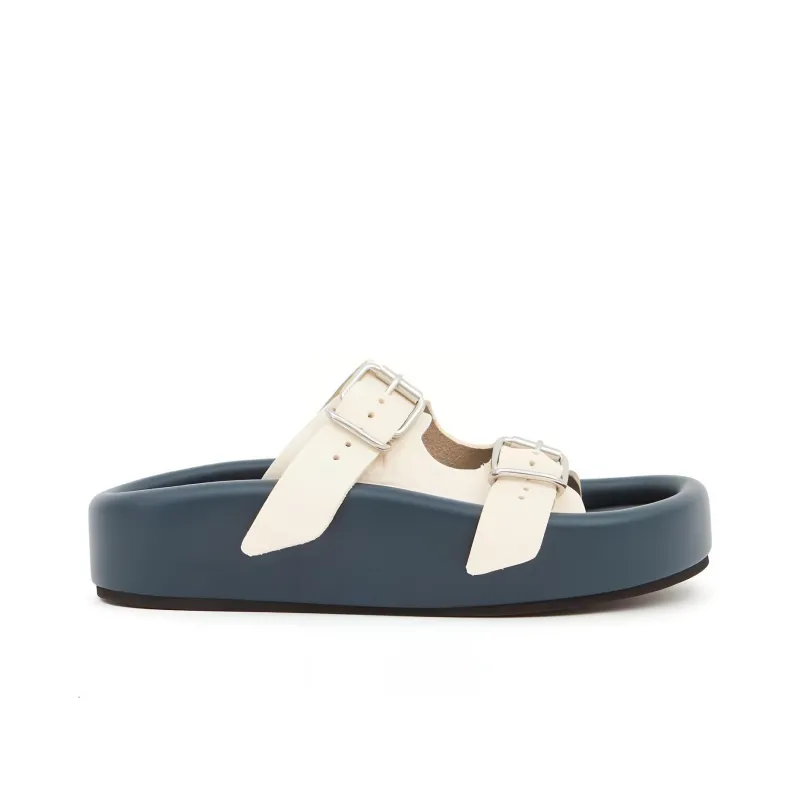 MM6 Maison Margiela Padded Leather Sandals-1