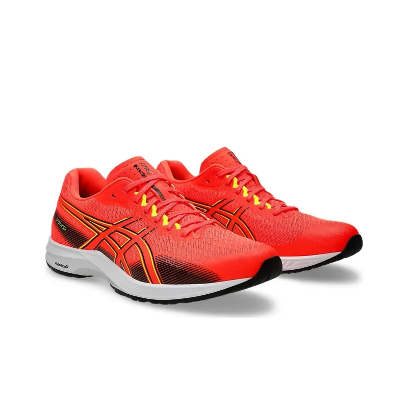 Asics Lyteracer 4 Slip Resistant Low Top Running Shoes Men's Red Black-2