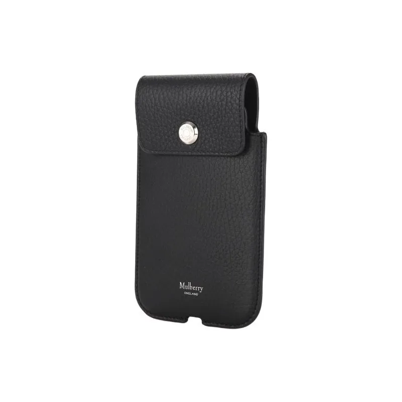 Mulberry Cow Leather Wallet Women's Black-3