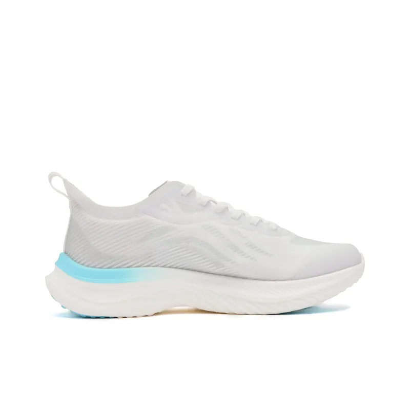 QIAODAN Light Speed 4.0PLUS Running Shoes Women's Low Top Jordan White Cirrus Blue-1