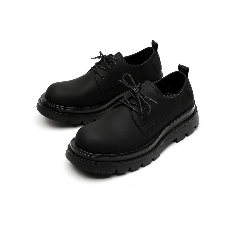 Chi Wolf Derby Shoes Casual Shoes Men's Black-8