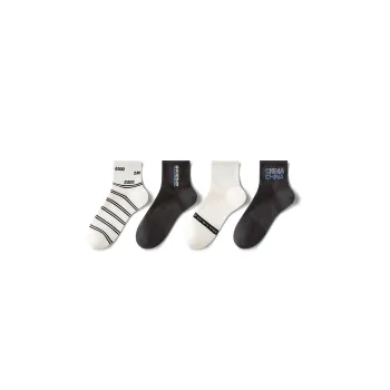 NAIER Mid Calf Socks Men's 4 Pack