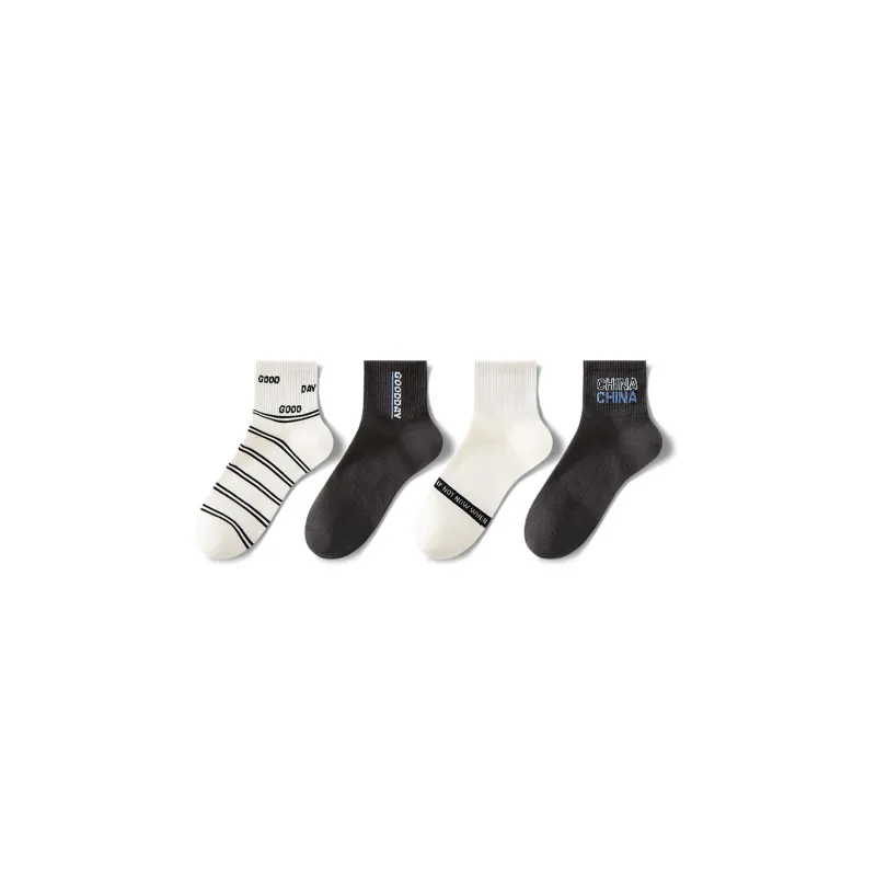 NAIER Mid Calf Socks Men's 4 Pack-0