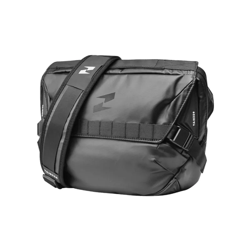 TAJEZZO PVC With Textile Messenger Bag Workwear Crossbody Bag Unisex-1