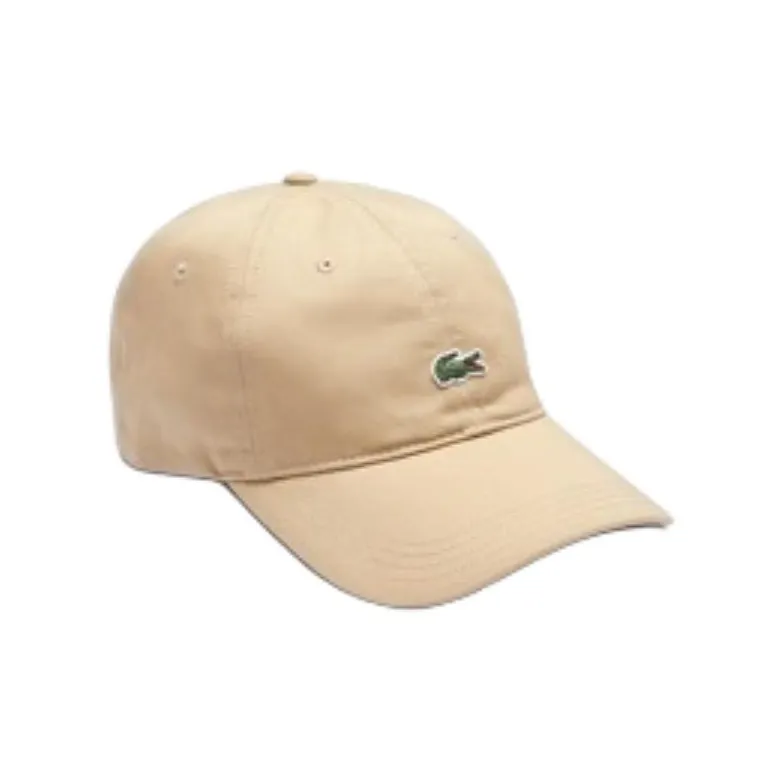 LACOSTE Cotton Baseball Caps Men's Khaki-1