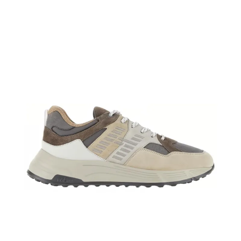 HOGAN Hyperlight Lace-up Panelled Sneakers-1