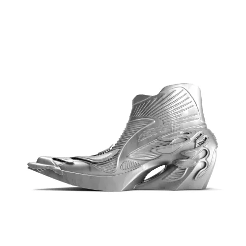 Scry Ankle Boots Unisex Silver