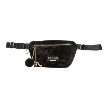 GUESS Faux Fur Fanny Pack Mini Women's Black