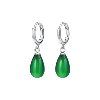 LIANDUO Jade Earrings Women's