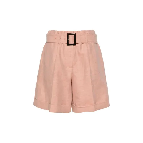 LORENA ANTONIAZZI Belted Pleated Shorts