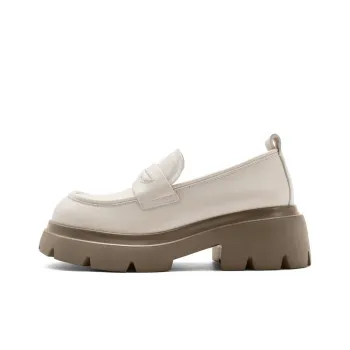 BELLE Loafers 5.5cm Women's Beige, Black