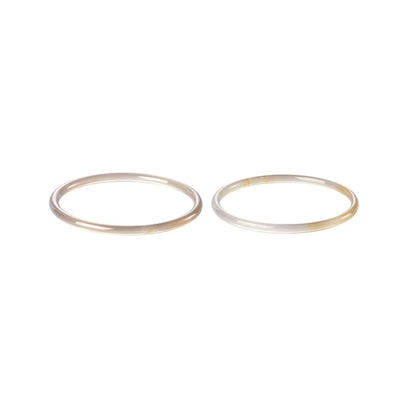 ZEGL Chalcedony Bangles Women's Green Pink Blue-4