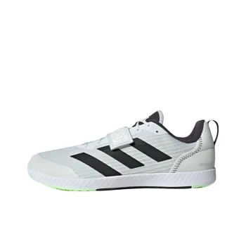 Adidas The Total Anti Slip Wear Resistant Low Top Training Shoes Unisex White Black