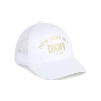 DKNY Foil Logo print Cotton Cap