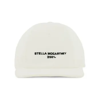 Stella McCartney Logo Embroidered Curved Peak Baseball Cap