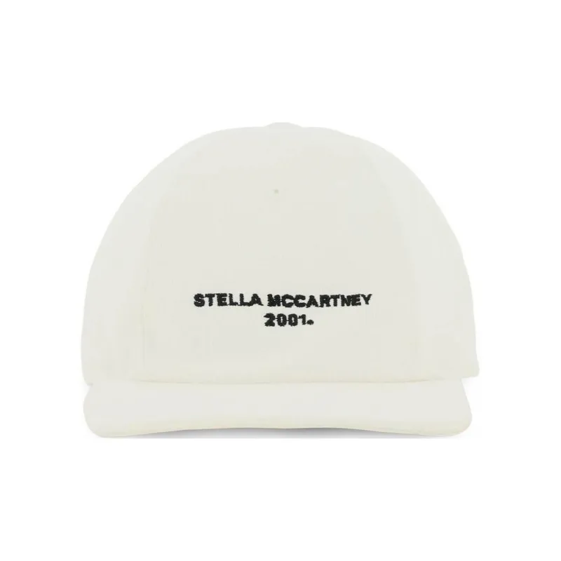Stella McCartney Logo Embroidered Curved Peak Baseball Cap-0
