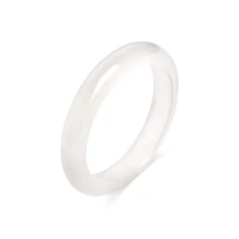 TIG Chalcedony Jade Bangles Women's