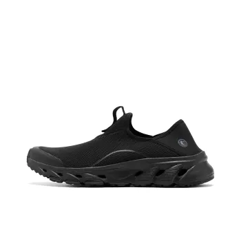 QIAODAN Lightweight Quick Dry Slip-Resistant Low-Top Running Shoes Men's Black Blue