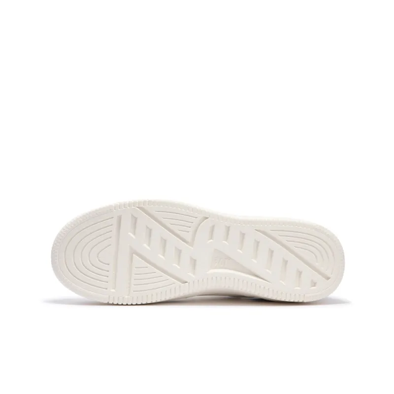 361° Air Force One Coverage Anti Slip And Wear Resistant Low Top Skateboard Shoes Men's White Gray-4