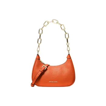 MICHAEL KORS Leather Portable Crossbody Bag, Shoulder Bag Medium Size Women's Bright Red