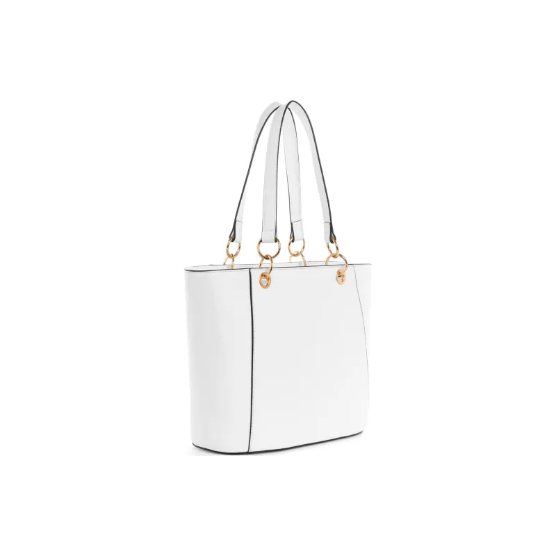 GUESS Artificial Leather Tote Bag, Shopping Bag, Handbag Women's White-1