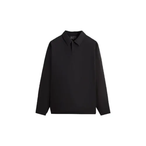 KITH SS24 Spring Delivery II Series Polo Shirts Men Black