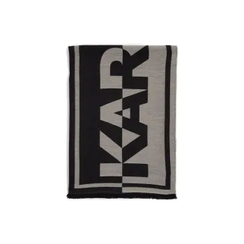KARL LAGERFELD Knit Scarves Unisex Taupe