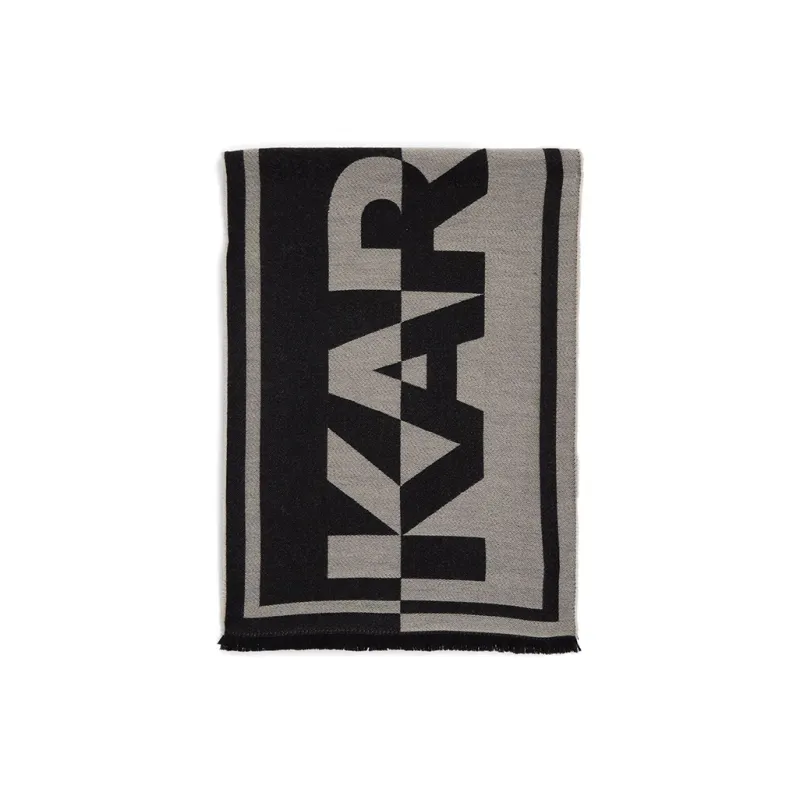 KARL LAGERFELD Knit Scarves Unisex Taupe-0
